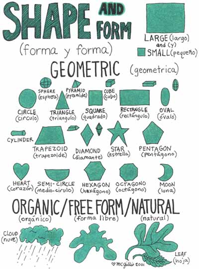 organic shapes examples